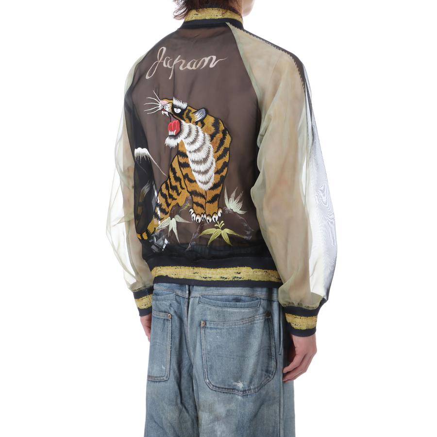 Skeleton Printed Souvenir Jacket - Black(Stripe) (26-1106) TOLQ(トルク) |  | 05