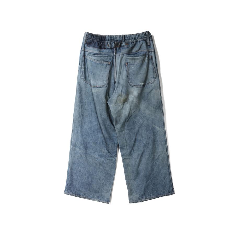 Trompe l'oeil Denim Sweat Pants - Blue (26-1303) TOLQ(トルク) |  | 01