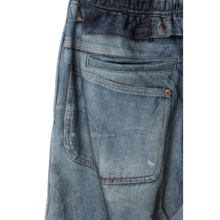 Trompe l'oeil Denim Sweat Pants - Blue (26-1303) TOLQ(トルク) |  | 02