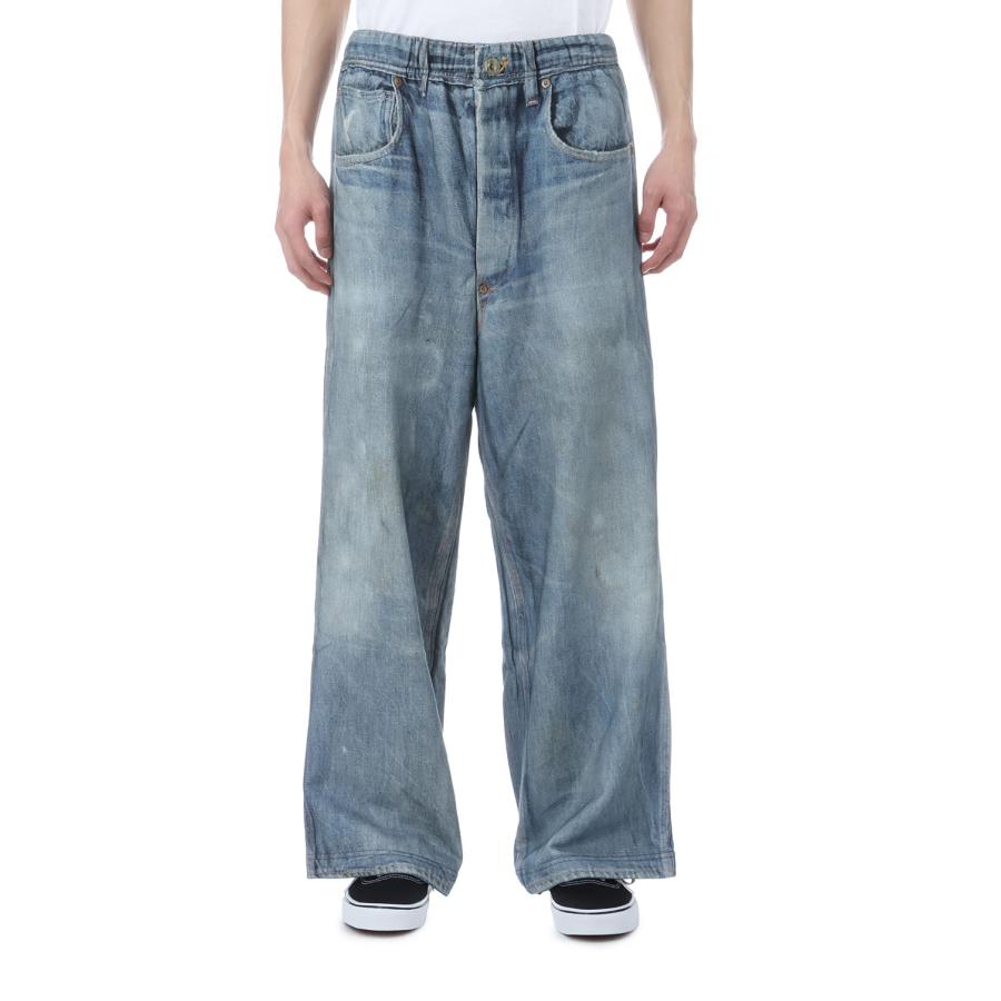 Trompe l'oeil Denim Sweat Pants - Blue (26-1303) TOLQ(トルク) |  | 03