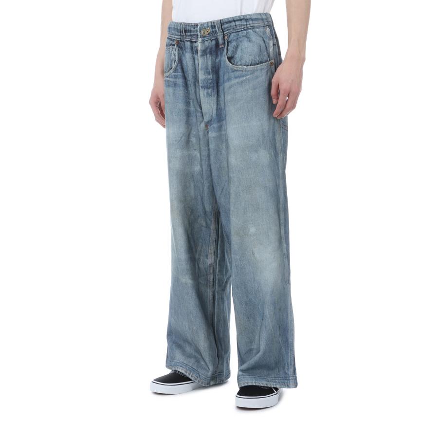 Trompe l'oeil Denim Sweat Pants - Blue (26-1303) TOLQ(トルク) |  | 04