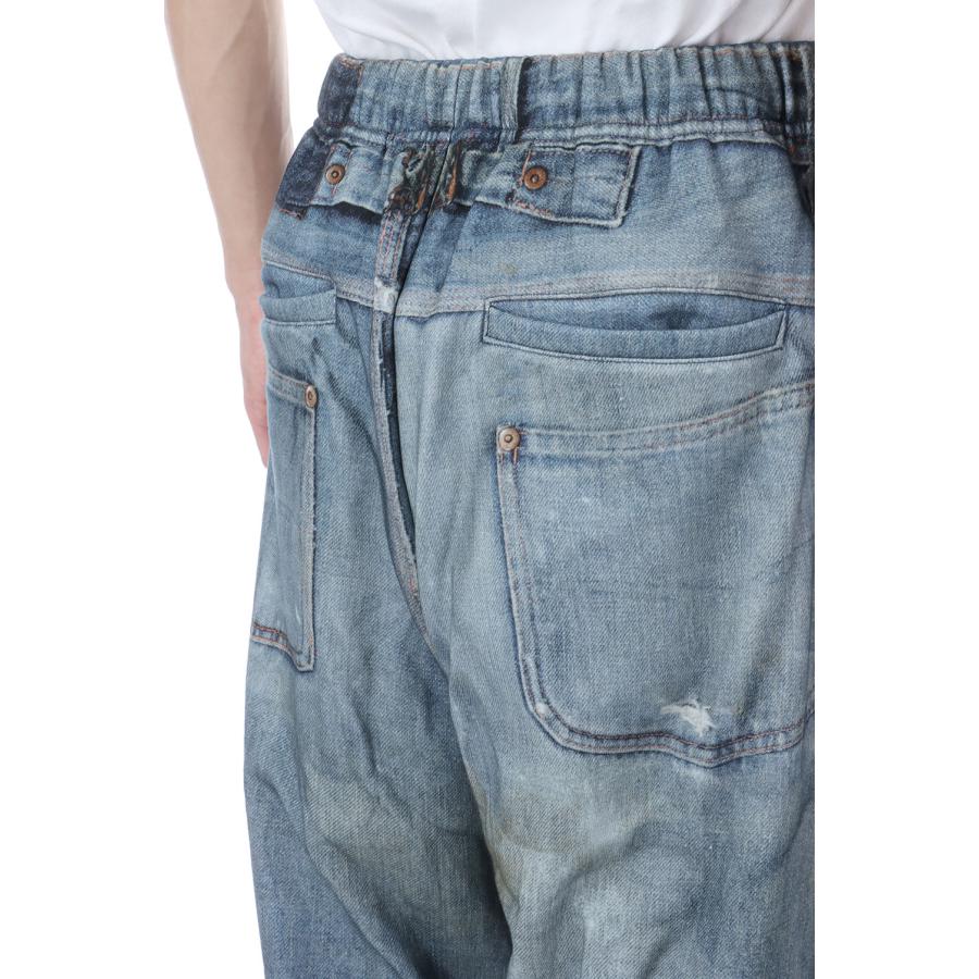 Trompe l'oeil Denim Sweat Pants - Blue (26-1303) TOLQ(トルク) |  | 06
