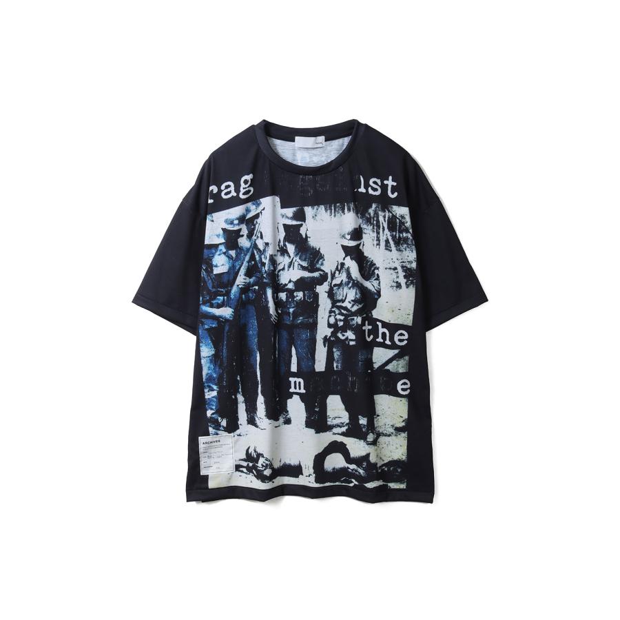 Trompe l'oeil Scratch T-shirts(S/S) - Black (26-1209) TOLQ(トルク) | 