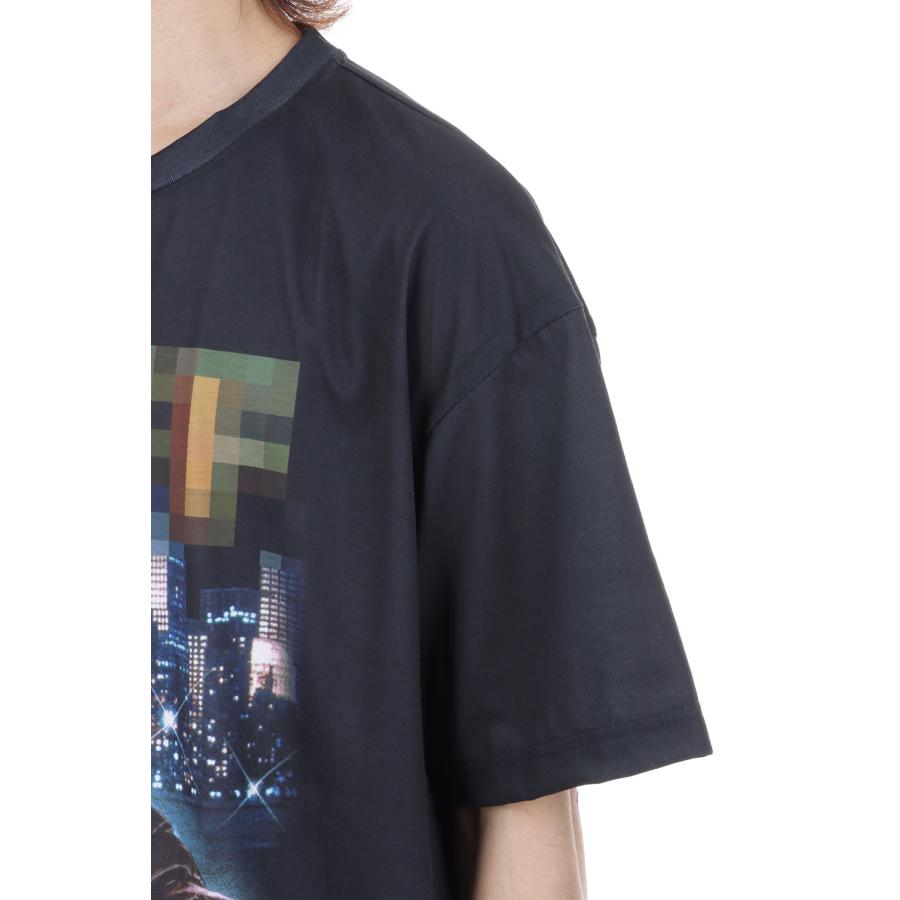 【SALE】Trompe l'oeil Mosaic T-shirts(S/S) - Black (26-1212) TOLQ(トルク) |  | 05
