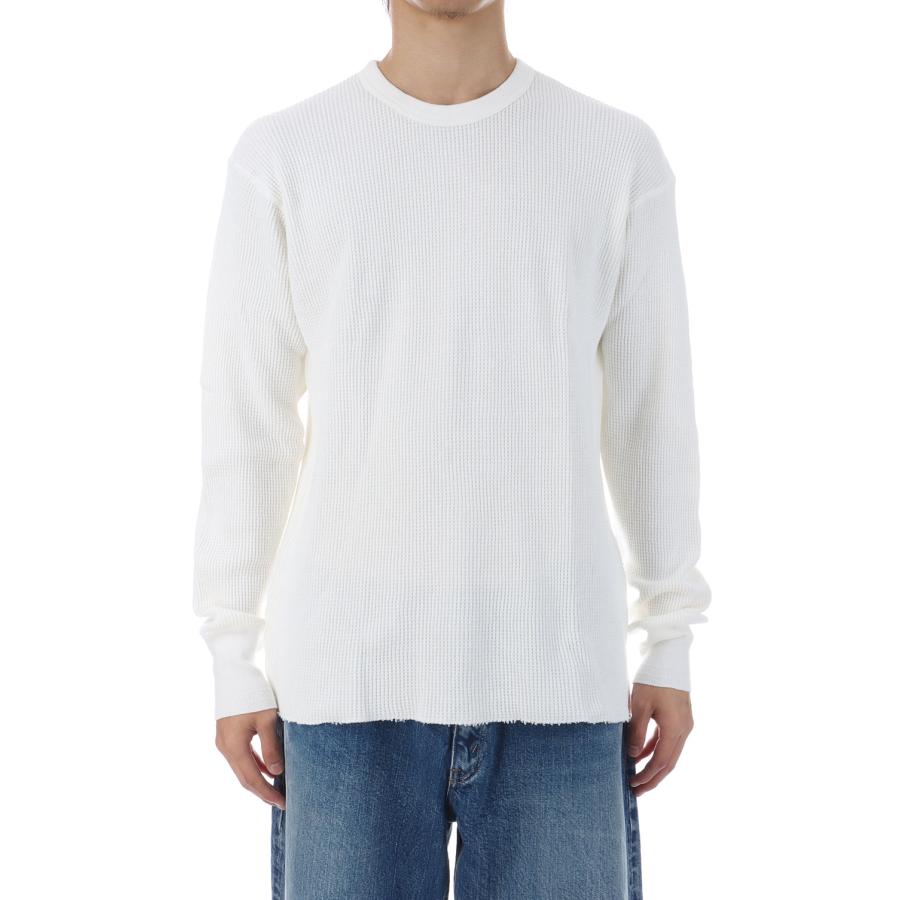 THERMAL KING WAFFLE CREW NECK L/S - OFF (#52017) Healthknit(ヘルスニット) | 