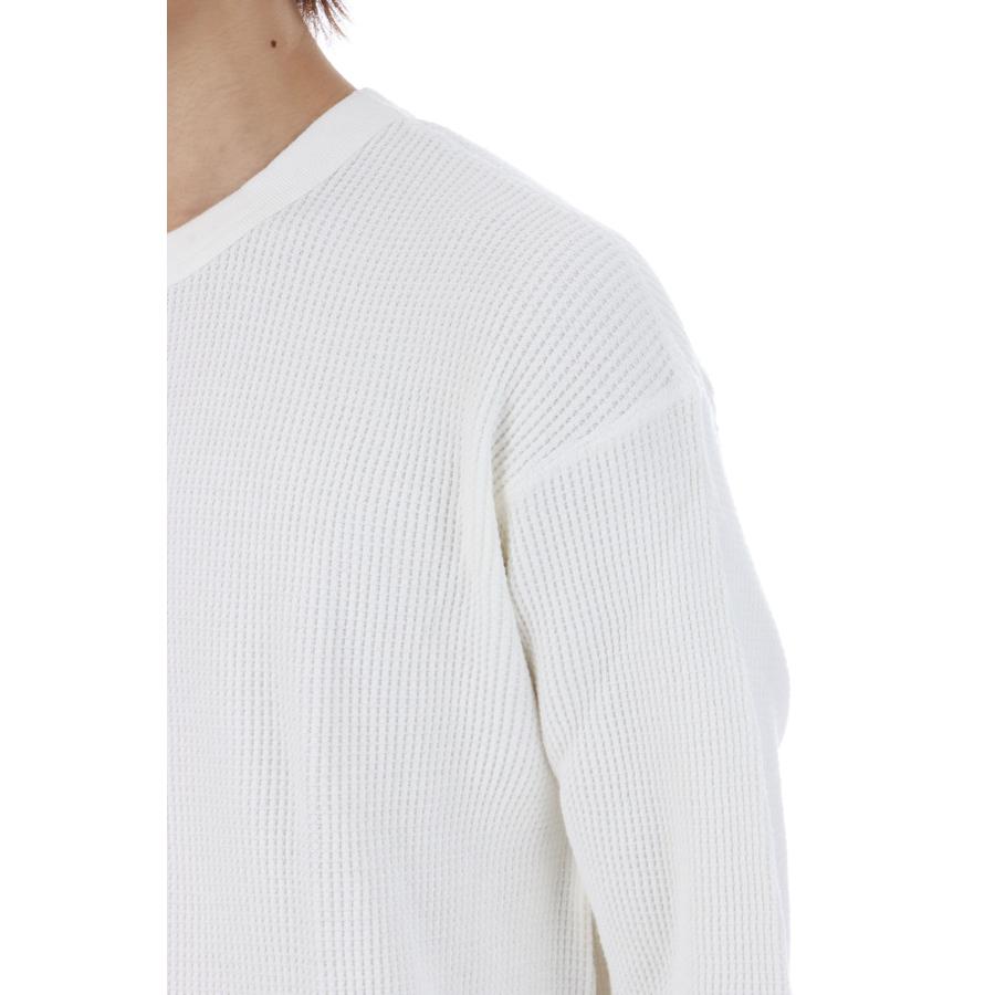 THERMAL KING WAFFLE CREW NECK L/S - OFF (#52017) Healthknit(ヘルスニット) |  | 03