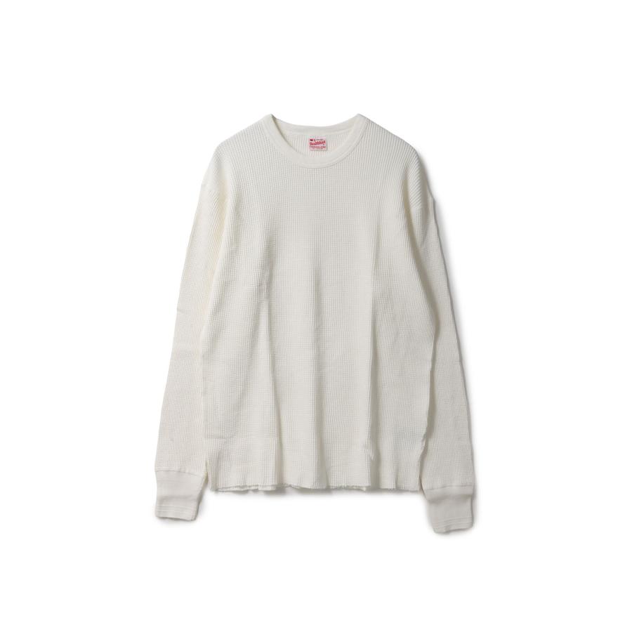 THERMAL KING WAFFLE CREW NECK L/S - OFF (#52017) Healthknit(ヘルスニット) |  | 05