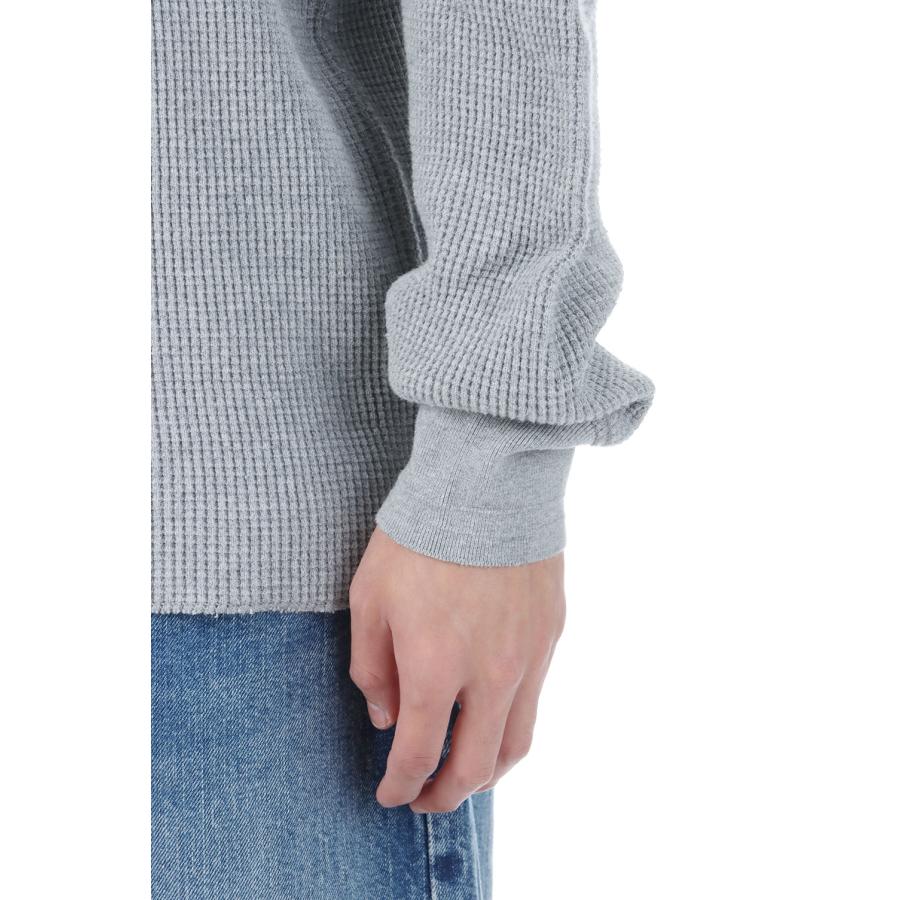 THERMAL KING WAFFLE CREW NECK L/S - HEATHE GRAY (#52017) Healthknit(ヘルスニット) |  | 04