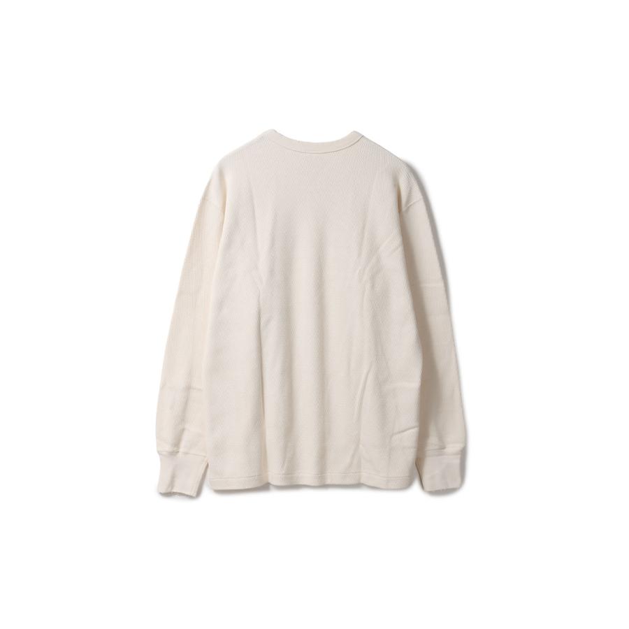 THERMAL KING RASCHEL HONEYCOMB CREW NECK L/S (W/DAMAGED) - NATURAL (#52027) Healthknit(ヘルスニット) |  | 06