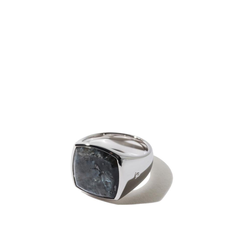 Cushion Larvikite - SILVER / LARVIKITE (101504) TOMWOOD(トムウッド) | 