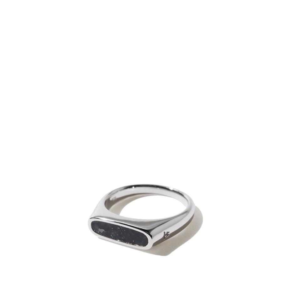 Mario Ring Larvikite - SILVER / LARVIKITE (101508) TOMWOOD(トムウッド) | 