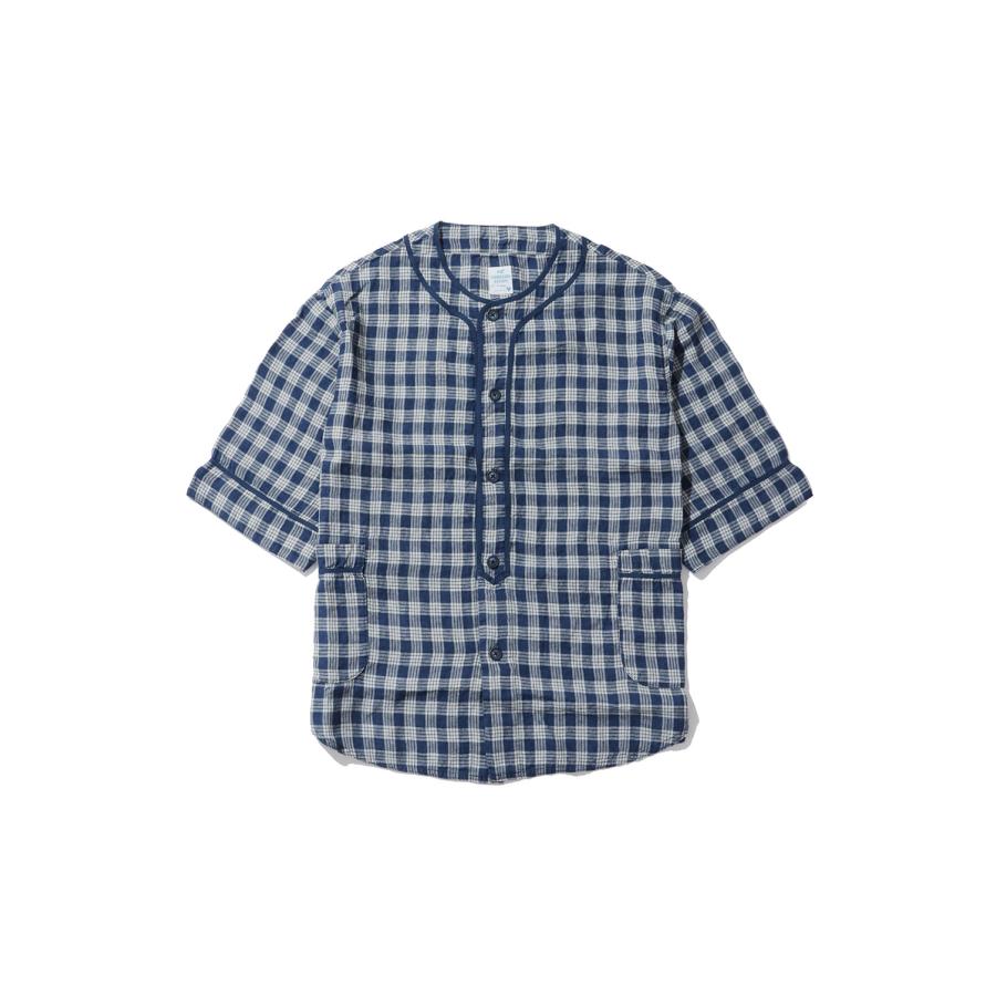 LINEN PALAKA BASEBALL SHIRT / NAVY (PC-002-3860) Porter Classic(ポータークラシック) | 