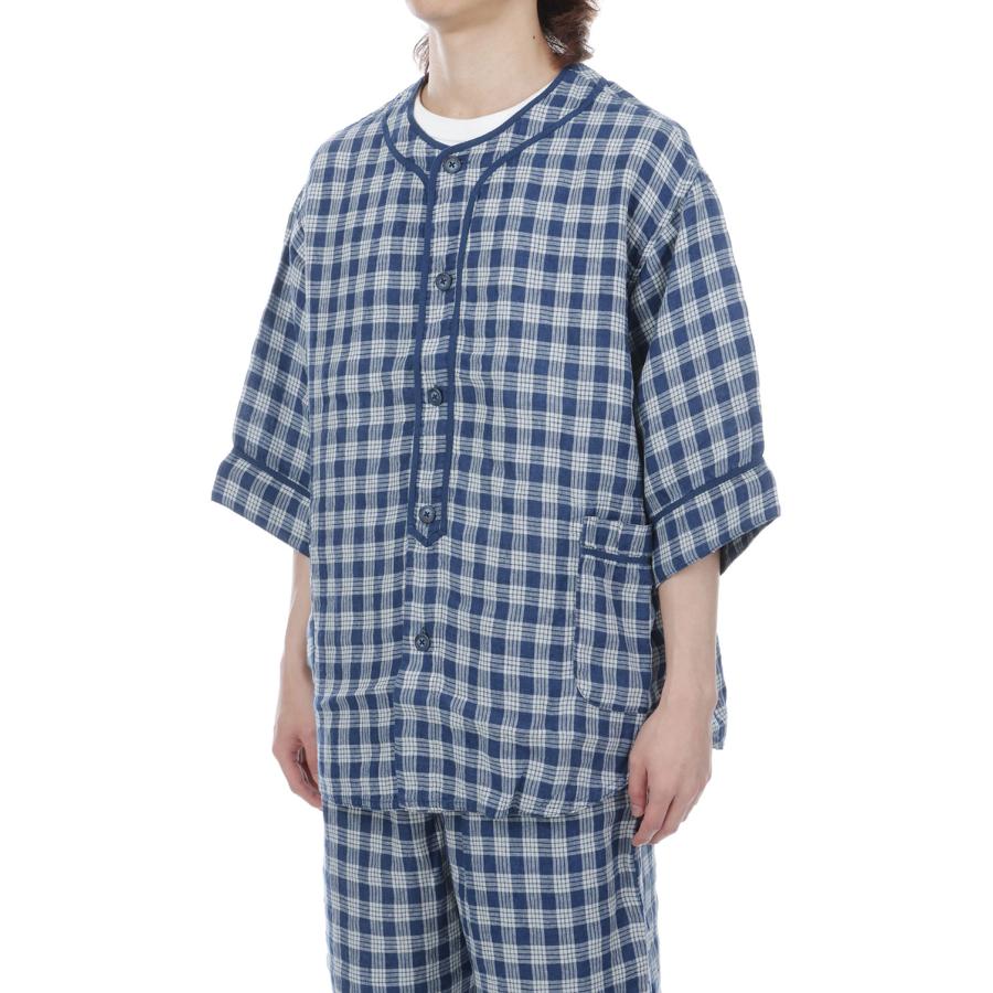 LINEN PALAKA BASEBALL SHIRT / NAVY (PC-002-3860) Porter Classic(ポータークラシック) |  | 03