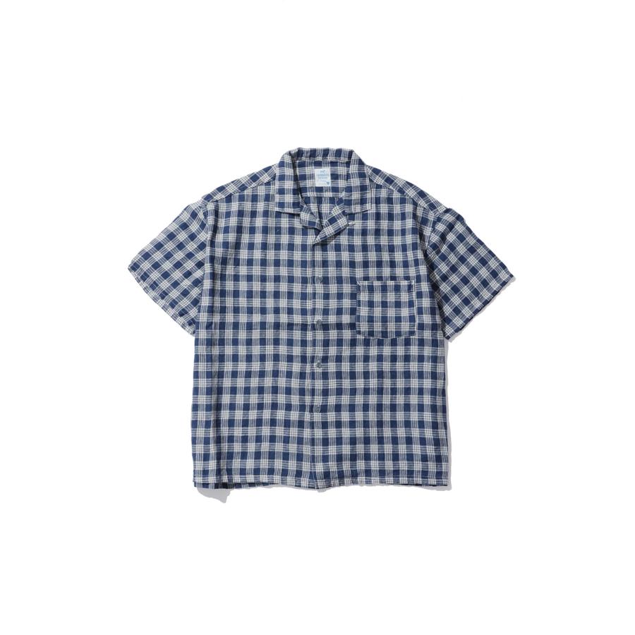 LINEN PALAKA KAIKIN SHIRT / NAVY (PC-002-3862) Porter Classic(ポータークラシック) | 