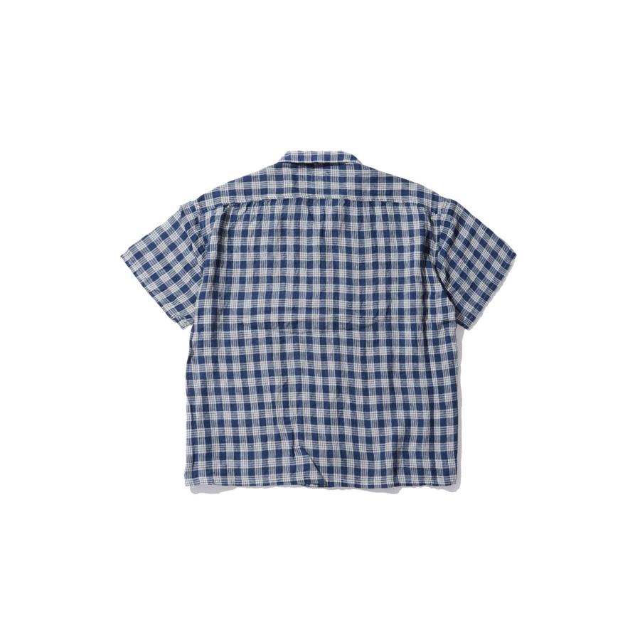 LINEN PALAKA KAIKIN SHIRT / NAVY (PC-002-3862) Porter Classic(ポータークラシック)の画像