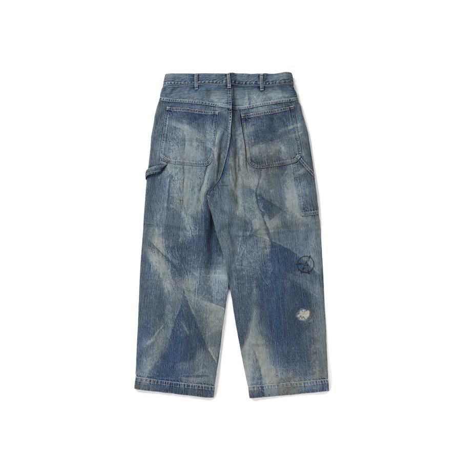 STEINBECK DENIM PAINTER PANTS VINTAGE CUSTOM / BLUE (PC-005-2497) Porter Classic(ポータークラシック) |  | 01