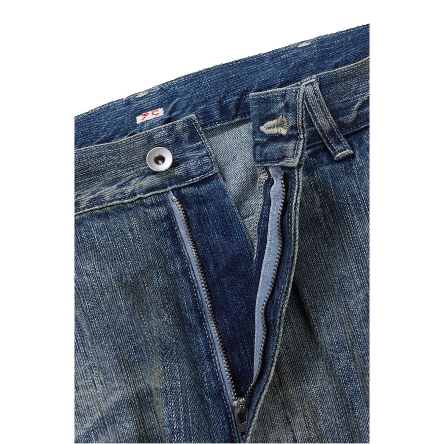 STEINBECK DENIM PAINTER PANTS VINTAGE CUSTOM / BLUE (PC-005-2497) Porter Classic(ポータークラシック) |  | 02