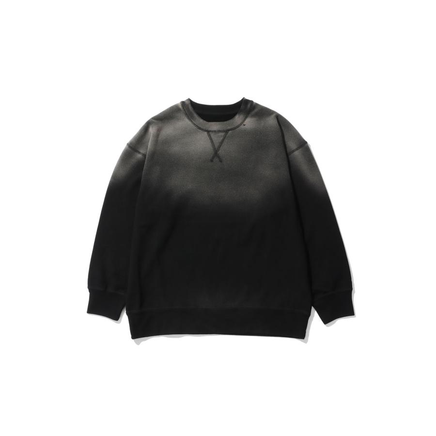 H/W OHARIKO GRAFFITI PEACE COTTON CREWNECK / BLACK (PC-006-3996) Porter Classic(ポータークラシック) | 