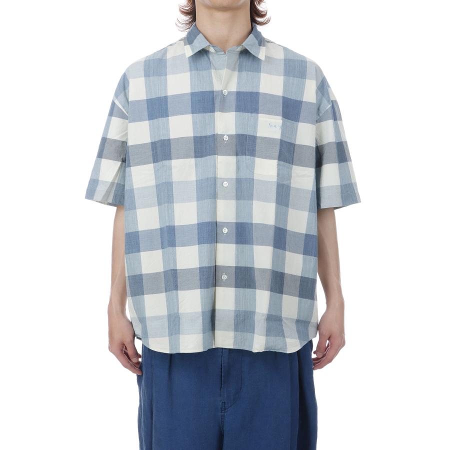 H/W INDIGO CHECK BEAT WRITER SHIRT / LIGHT BLUE (PC-010-3932) Porter Classic(ポータークラシック) |  | 03