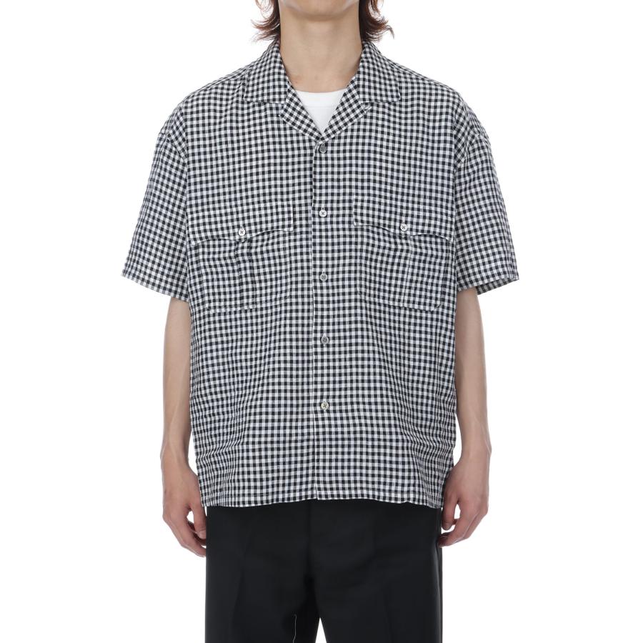 KEROUAC LINEN GINGHAM CHECK SHIRT / BLACK (PC-016-3979) Porter Classic(ポータークラシック) |  | 03