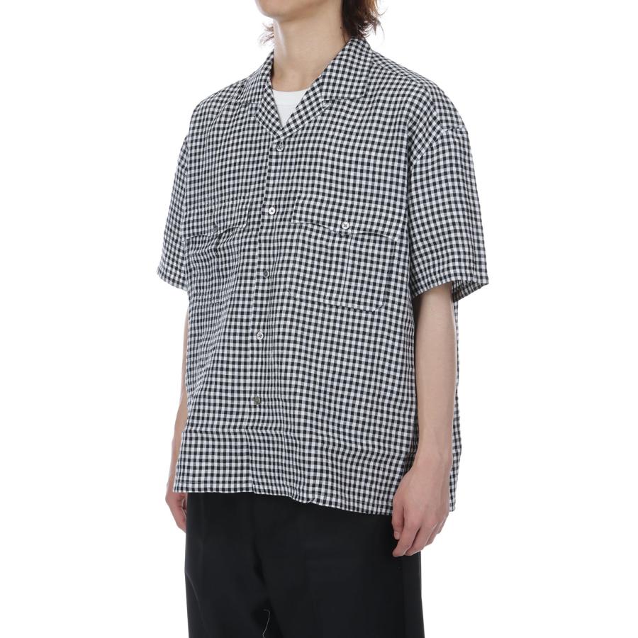 KEROUAC LINEN GINGHAM CHECK SHIRT / BLACK (PC-016-3979) Porter Classic(ポータークラシック) |  | 04