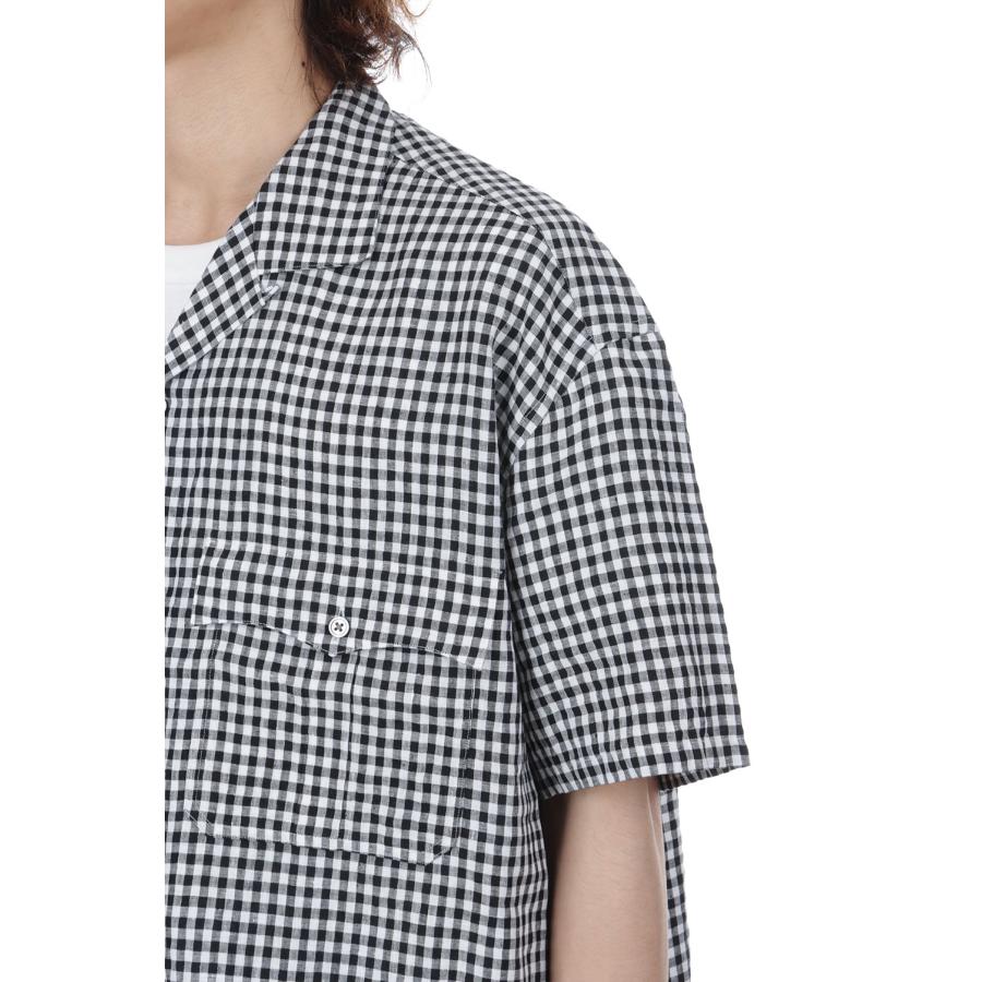 KEROUAC LINEN GINGHAM CHECK SHIRT / BLACK (PC-016-3979) Porter Classic(ポータークラシック) |  | 06