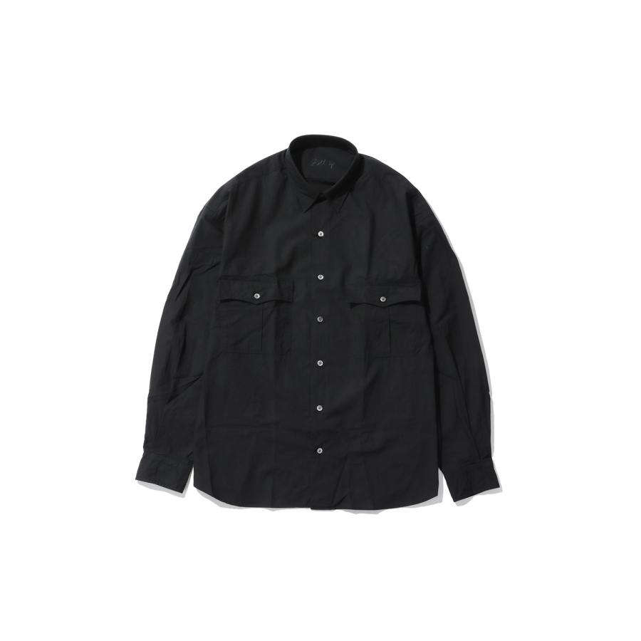 ROLL UP TRAVELER'S SHIRT / BLACK (PC-016-3983) Porter Classic(ポータークラシック) | 