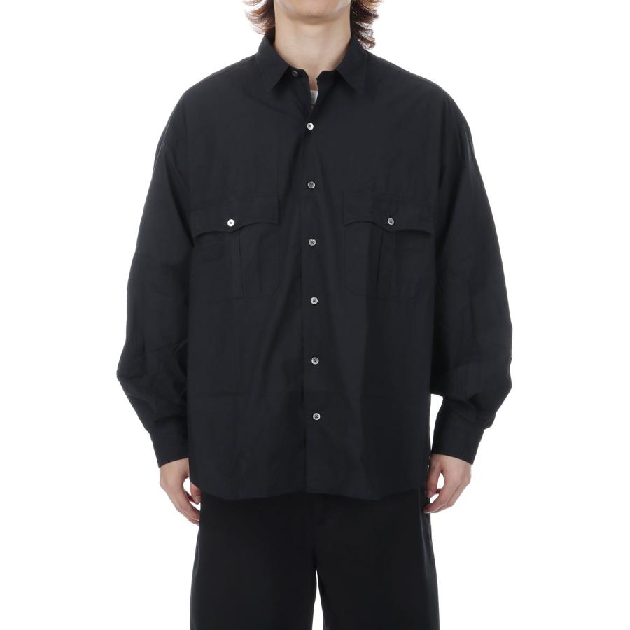 ROLL UP TRAVELER'S SHIRT / BLACK (PC-016-3983) Porter Classic(ポータークラシック)の画像