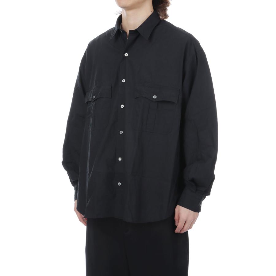 ROLL UP TRAVELER'S SHIRT / BLACK (PC-016-3983) Porter Classic(ポータークラシック)の画像
