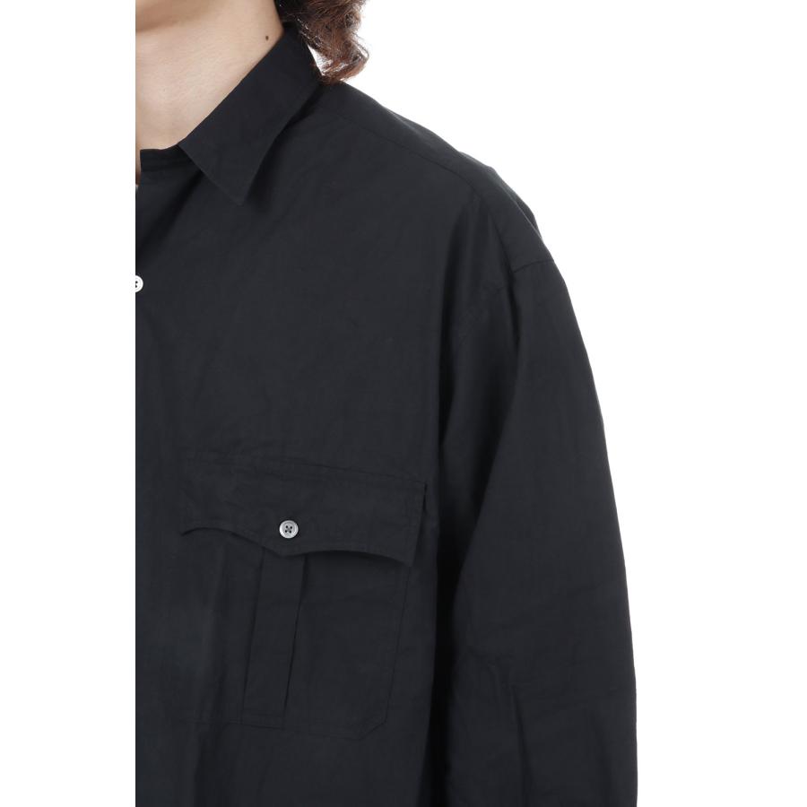 ROLL UP TRAVELER'S SHIRT / BLACK (PC-016-3983) Porter Classic(ポータークラシック)の画像