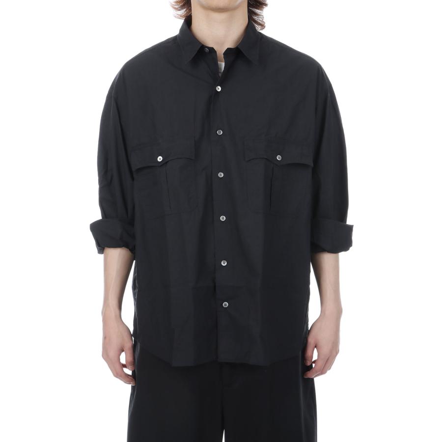 ROLL UP TRAVELER'S SHIRT / BLACK (PC-016-3983) Porter Classic(ポータークラシック)の画像