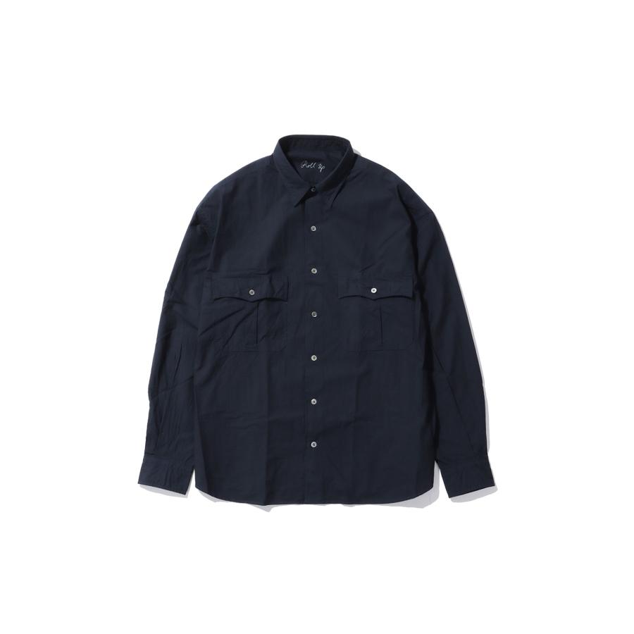 ROLL UP TRAVELER'S SHIRT / NAVY (PC-016-3983) Porter Classic(ポータークラシック) | 