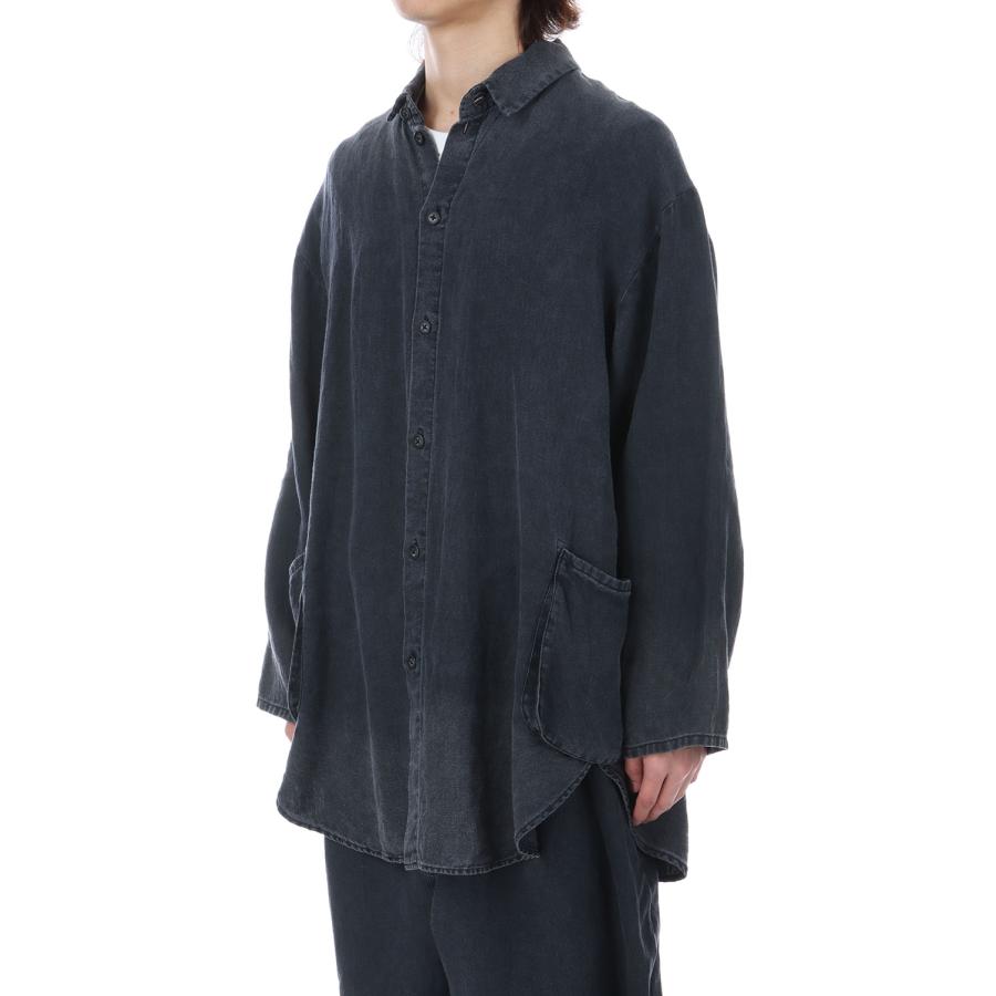 BLACK LINEN SHIRT JACKET / BLACK (PC-021-3885) Porter Classic(ポータークラシック) |  | 03
