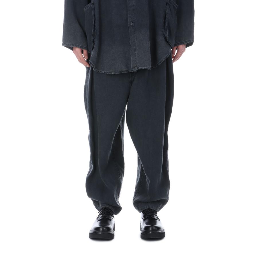 BLACK LINEN BEBOP PANTS / BLACK (PC-021-3888) Porter Classic(ポータークラシック) |  | 02
