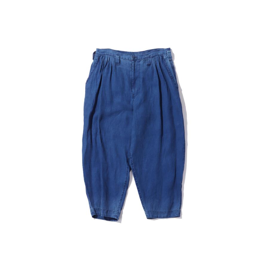 INDIGO LINEN BEBOP PANTS / BLUE (PC-021-3892) Porter Classic(ポータークラシック) | 