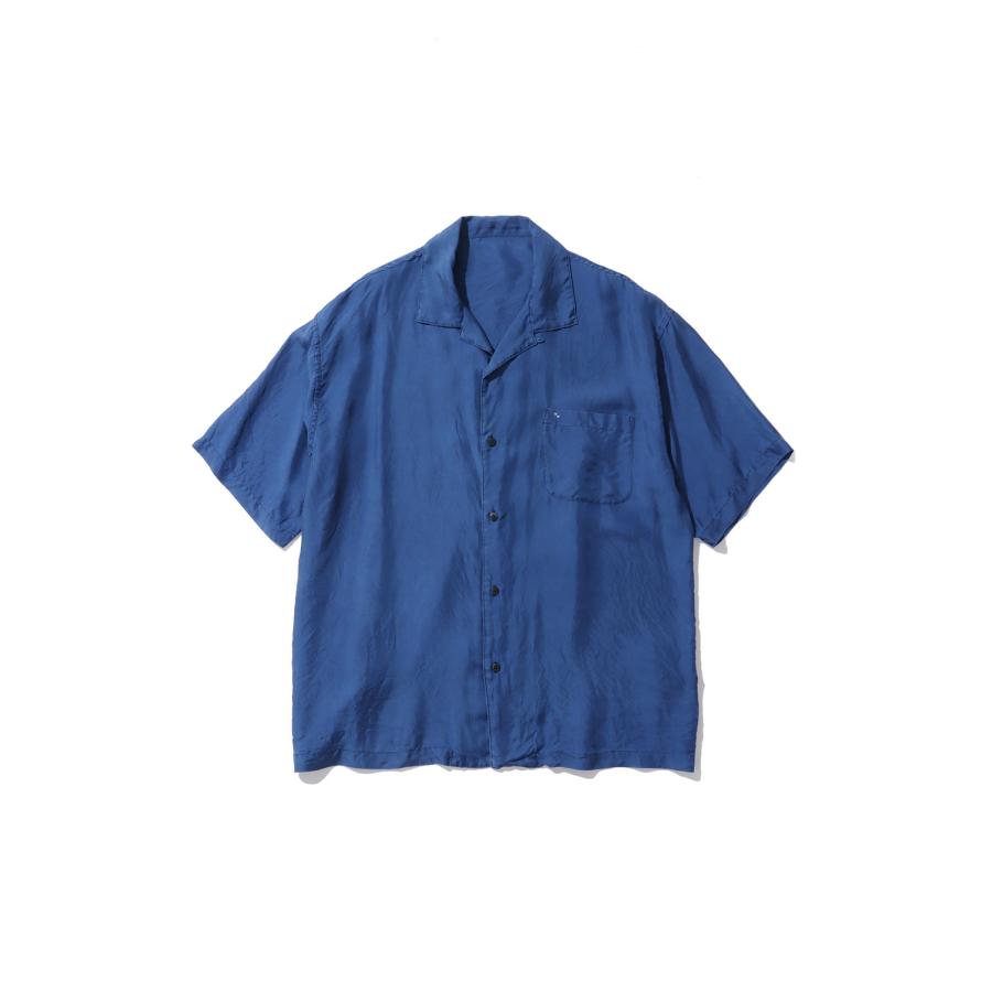 H/W INDIGO SILK SHIRT / BLUE (PC-024-3337) Porter Classic(ポータークラシック) | 