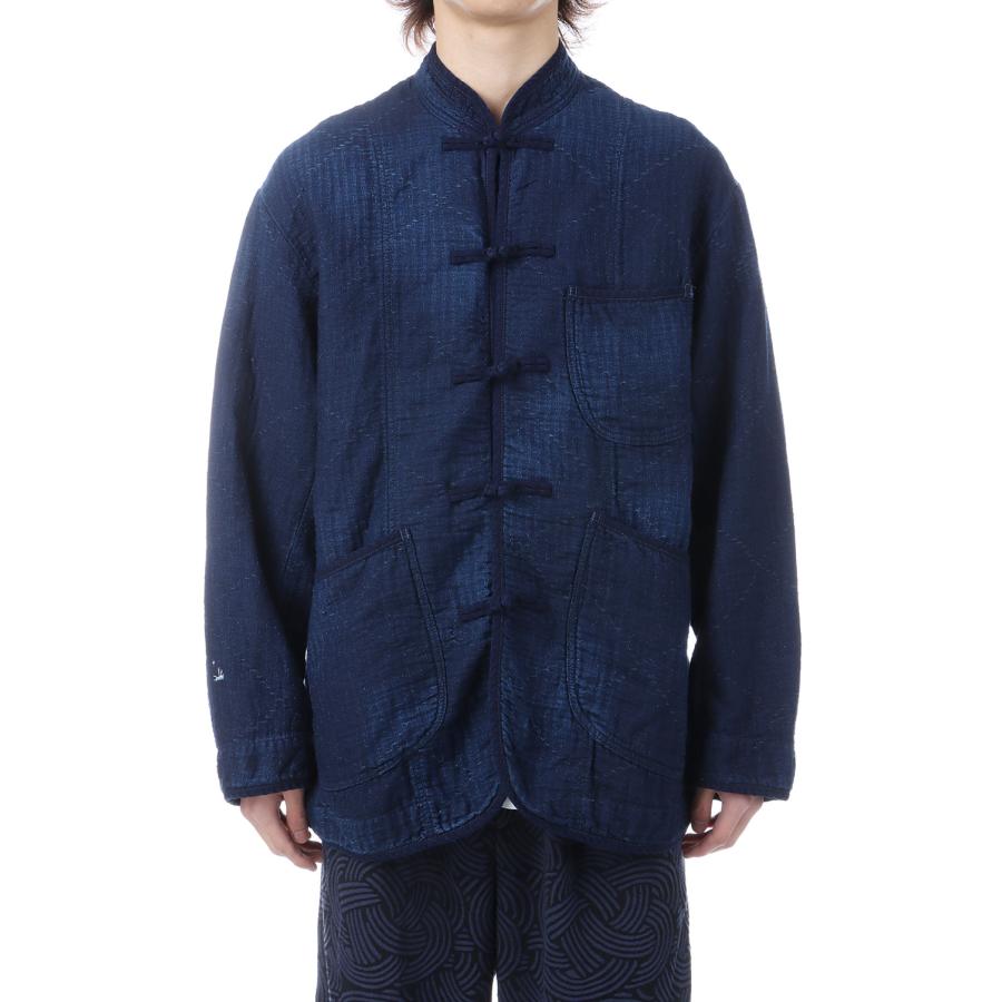 SEA ISLAND SASHIKO CHINESE JACKET (LIMITED) / BLUE (PC-059-3803) Porter Classic(ポータークラシック) |  | 03