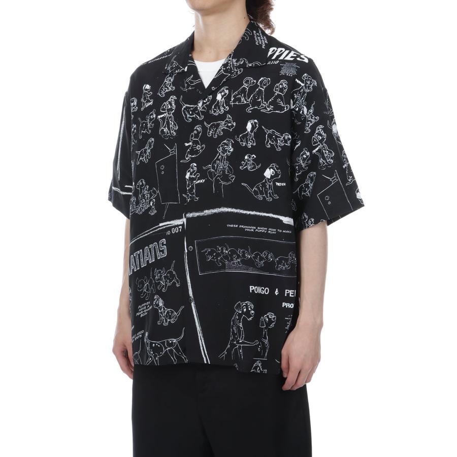 【P10倍】DISNEY MS / PC ALOHA COLLECTION ALOHA SHIRT / 101 DALMATIANS / BLACK (DP-024-3966) Porter Classic(ポータークラシック) |  | 02