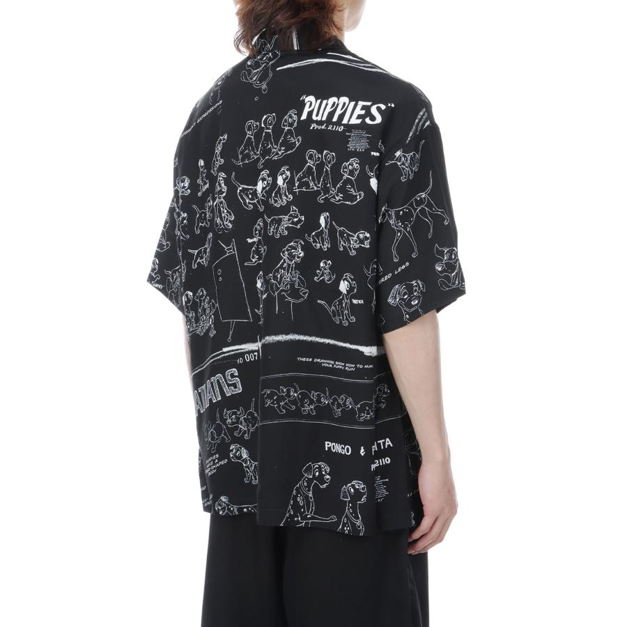 【P10倍】DISNEY MS / PC ALOHA COLLECTION ALOHA SHIRT / 101 DALMATIANS / BLACK (DP-024-3966) Porter Classic(ポータークラシック) |  | 03