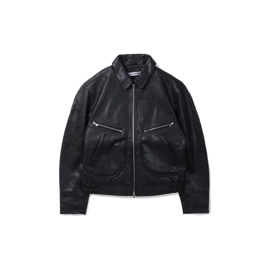 AERO LEATHER JACKET - BLACK (NM-0026-BL-1) NO MAINTENANCE(ノー メンテナンス) | 