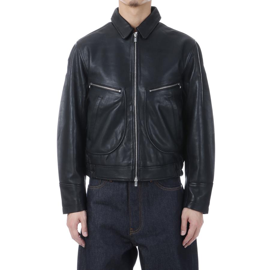 AERO LEATHER JACKET - BLACK (NM-0026-BL-1) NO MAINTENANCE(ノー メンテナンス) |  | 02