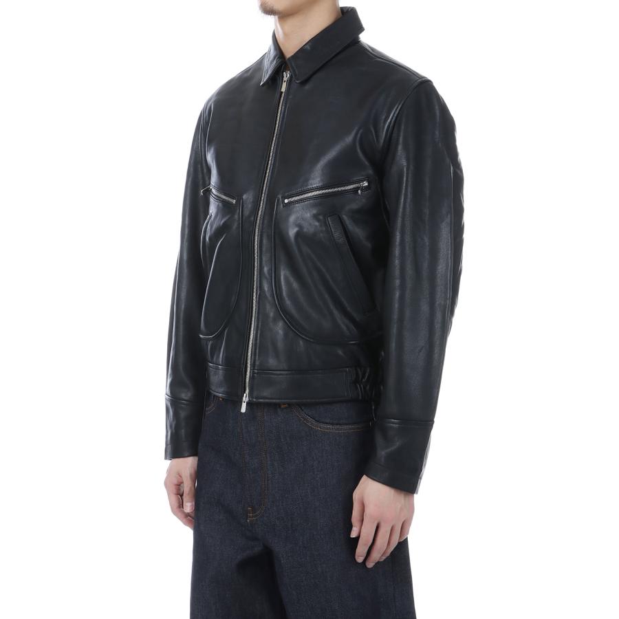AERO LEATHER JACKET - BLACK (NM-0026-BL-1) NO MAINTENANCE(ノー メンテナンス) |  | 03