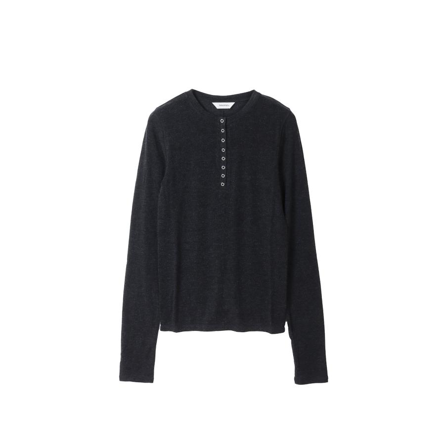 Henleyneck Soft Tops -DARK GRAY (12610608) Todayful(トゥデイフル) | TODAYFUL