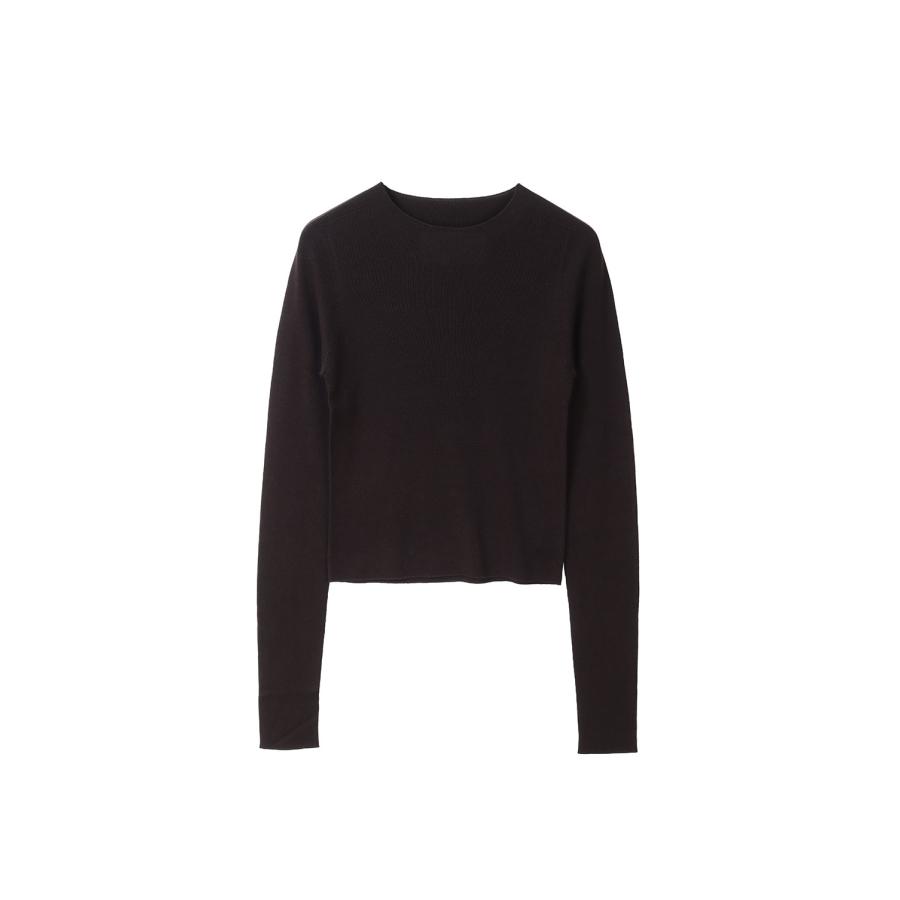 Compact Smooth Knit -DARK BROWN  (12610510) Todayful(トゥデイフル) | TODAYFUL