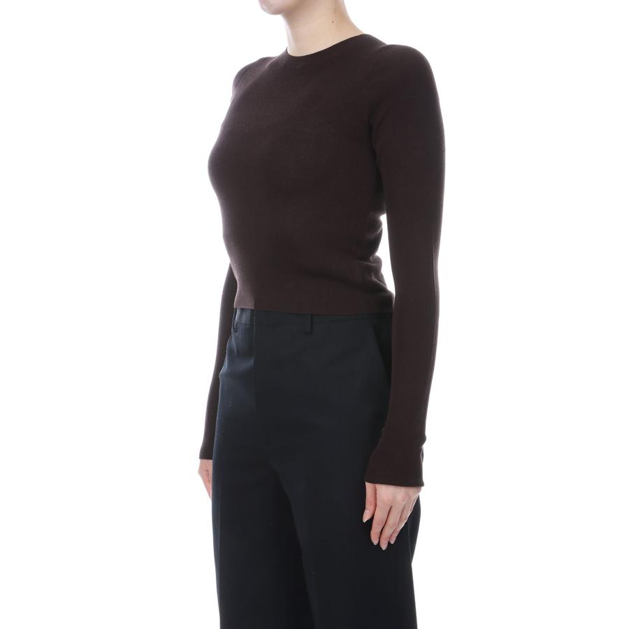 Compact Smooth Knit -DARK BROWN  (12610510) Todayful(トゥデイフル) | TODAYFUL | 05