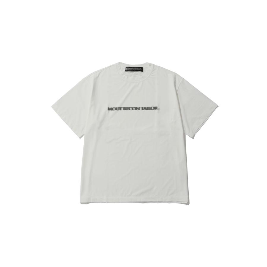 MOUT BLUR LOGO T- SHIRTS - White (MT1909) MOUT RECON TAILOR(マウトリーコンテイラー) | 