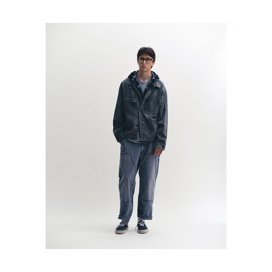 Ombre Plaid Hooded Shirt - Black Plaid (SD26S-SH03) SEDAN ALL PURPOSE(セダン オール パーパス) |  | 02