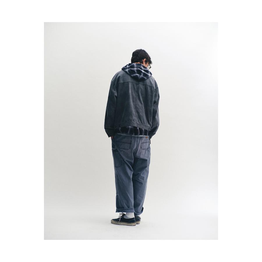 Ombre Plaid Hooded Shirt - Black Plaid (SD26S-SH03) SEDAN ALL PURPOSE(セダン オール パーパス) |  | 03