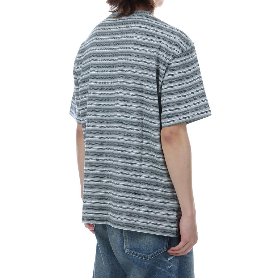 Jacquard Striped S/S Tee - Grey (SD26S-CT06) SEDAN ALL PURPOSE(セダン オール パーパス) |  | 03