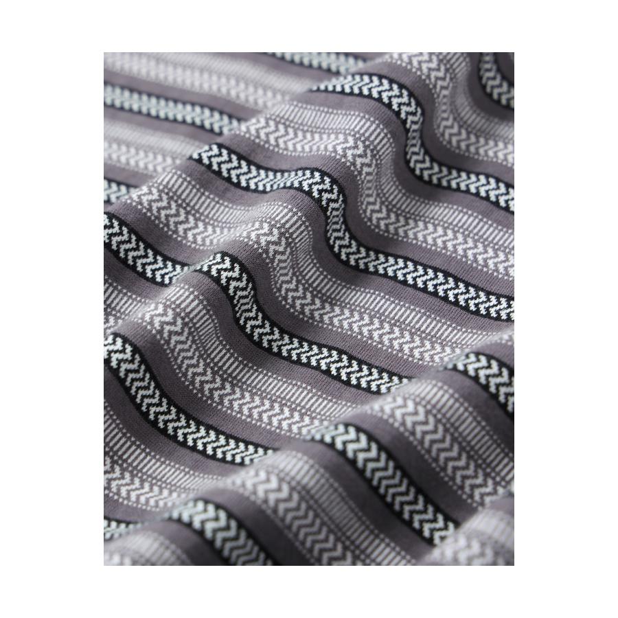 Jacquard Striped S/S Tee - Charcoal (SD26S-CT06) SEDAN ALL PURPOSE(セダン オール パーパス) |  | 02